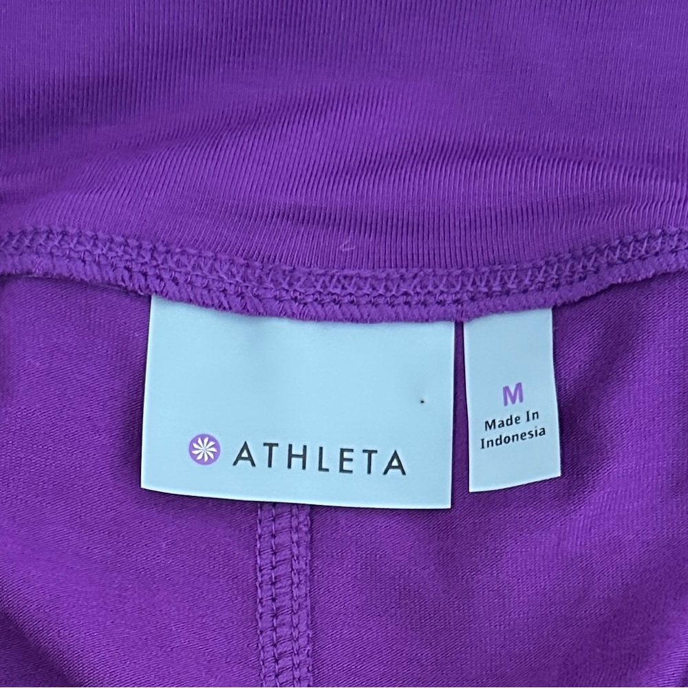 Athleta Purple Seaside Foldover Mini Skirt - Size: M - NWT - Picture 6 of 7
